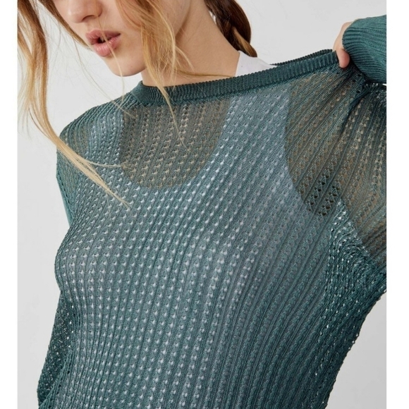 Free People H20 Crew Pullover / Jaded NWT - Picture 3 of 10